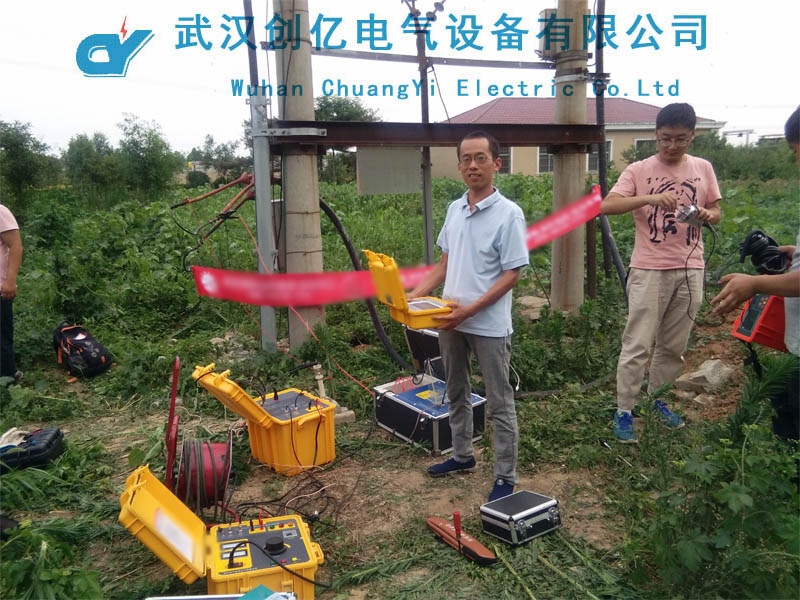 炎炎夏日，我司為孟電集團調(diào)試電纜故障測試系統(tǒng)售后保障